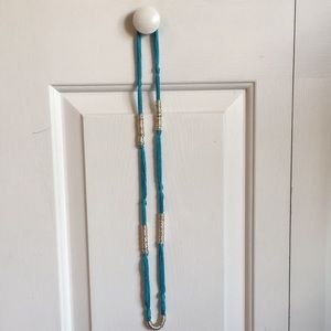 18” Turquoise thread necklace